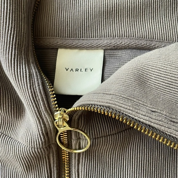 VARLEY Vine Ottoman Half Zip Pullover in Charcoal- LG - Picture 5 of 6